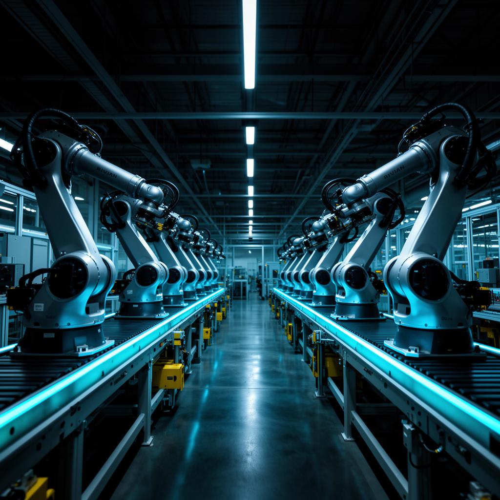 Industrial automation and PLC assembly line systems